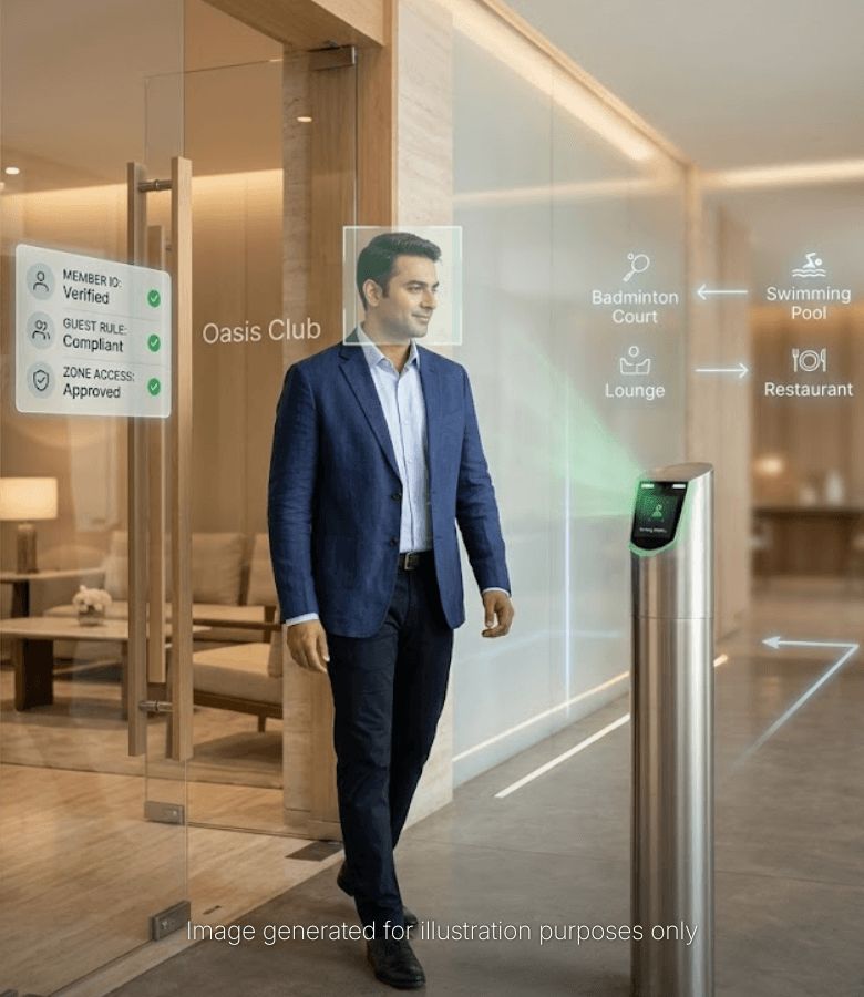 Face Recognition-Based Member and Guest Management Deployed Across Premium Club Facility