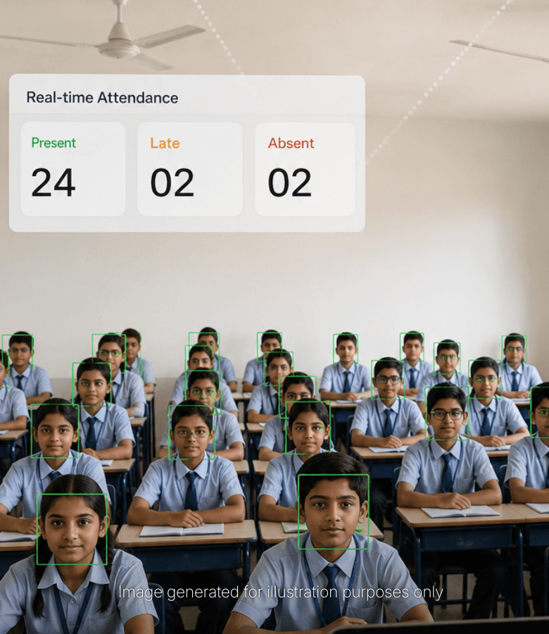 Automated In-Class Face Recognition Eliminated Manual Attendance Tracking Across School