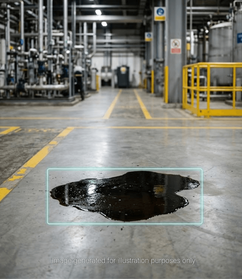 AI-Powered Oil Spill Detection Deployed to Prevent Slip Hazards and Environmental Risk at Oil & Gas Facility